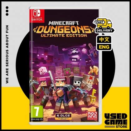 Nintendo Switch Minecraft Dungeons Ultimate Edition EU 中文 Eng