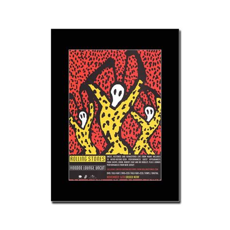 The Rolling Stones Voodoo Lounge Uncut Matted Mounted Etsy