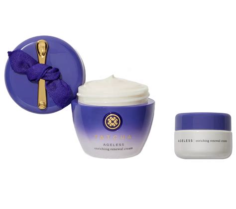 Tatcha Ageless Enriching Renewal Face Cream And Travel Cream