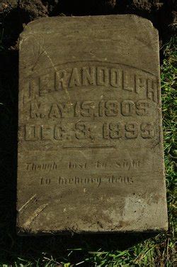 Joseph Fitz Randolph Homenaje De Find A Grave