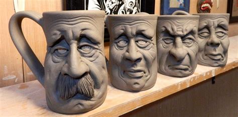 More Face Mugs On The Shelf Wip By Thebigduluth On Deviantart Face