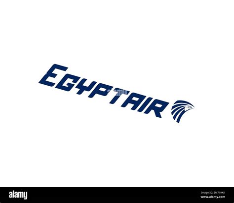 Egyptair Rotated Logo White Background B Stock Photo Alamy