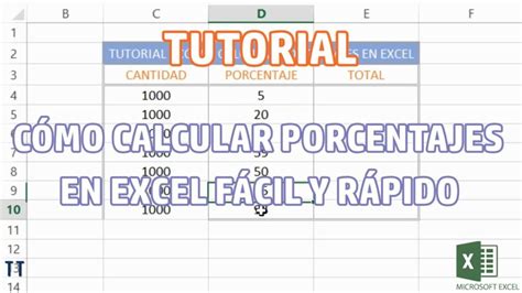 Cómo Sacar Porcentajes En Excel Paso A Paso Recursos Excel