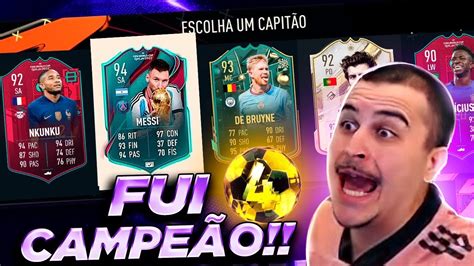 Montei O Time ImbatÍvel Do Banqueta E Fui CampeÃo Do Draft Pela 1ª Vez No Fifa 23 Youtube