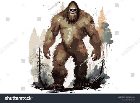 Cartoon Color In Bigfoot