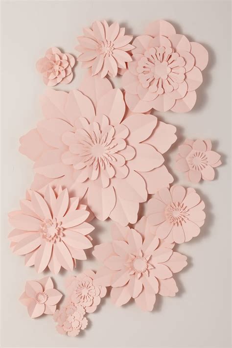 Paper Flower Wall Decor Best Bridal Shower Decorations Popsugar