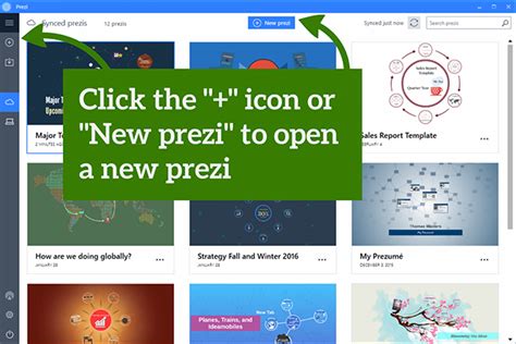 Getting Started With Prezi Classic Desktop For Windows Prezi Classic