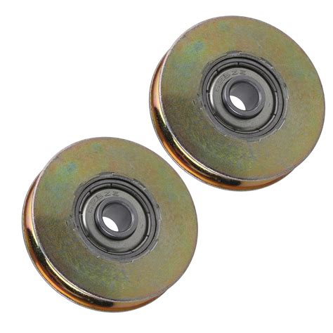 CNBTR 2 Pcs 1 5 U Type Groove Wheel For Sliding Doors Loading Capacity