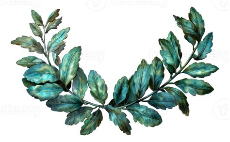 Vibrant Green Laurel Leaves Cut Out Stock 45910504 Png