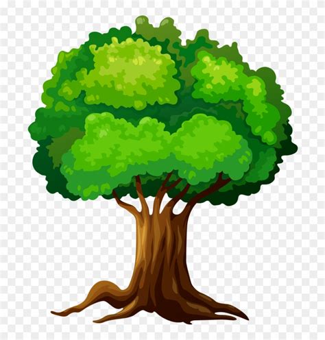 Ilustracion De Arbol De Hojas Verdes Dibujos Animados De Arboles Images