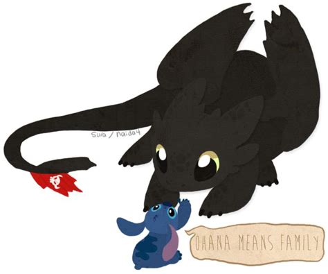 Toothless And Stitch By Naida4 On Deviantart Toothless And Stitch