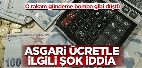 Yeni asgari ücretle ilgili şok iddia O rakam gündeme bomba gibi düştü