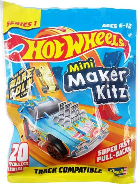 Hot Wheels Mini Maker Kitz sáček Revell Plastikový model