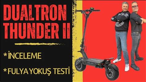 DUALTRON THUNDER II ELEKTRİKLİ SCOOTER İNCELEME VE İNANILMAZ FULYA