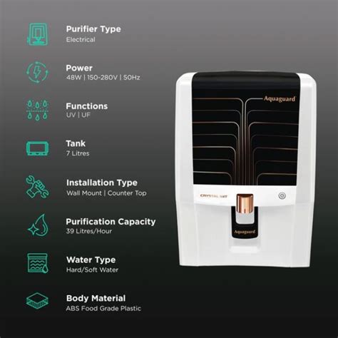 Aquaguard Crystal NXT UV UF Booster Water Purifier SheikhGroup