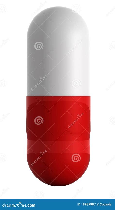 red capsule stock image cartoondealercom