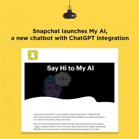 Snapchat Launches My Ai A Chatbot With Chatgpt Integration