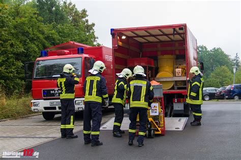 Gefahrgutzug Probt Ernstfall In Der Radiopharmazie Bad Berka