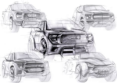 Ford Suv Off Road Design Sketches On Behance