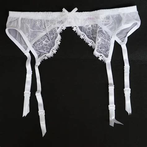 Sexy Garters Female Lace Gauze Bow Decoration Sexy Garter Belts For