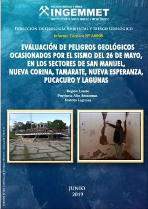 Repositorio Institucional INGEMMET Evaluación de peligros geológicos