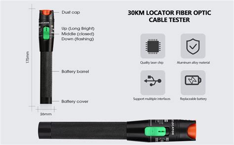 30Kw Visual Fault Locator Glasfaserkabel Tester Lwl Faser Kabel Tester
