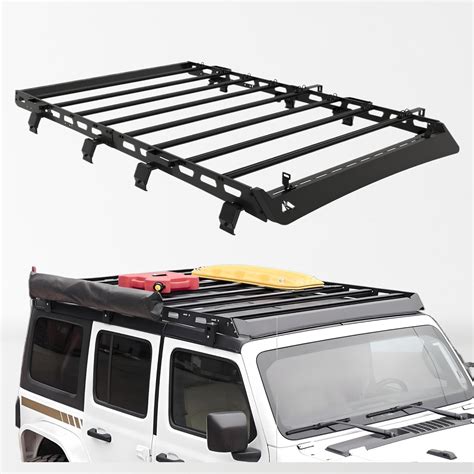Tkmauto Black Roof Rack Cargo Storage 2018 2024 Jeep