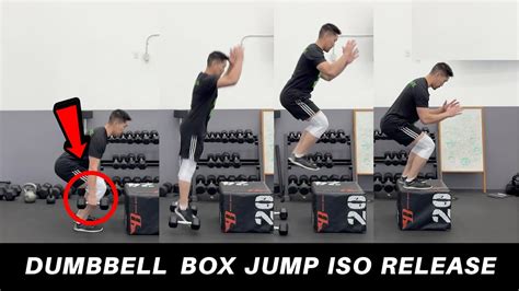 Dumbbell Box Jump Iso Release For Higher Vertical Jump Explosiveness