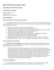 Finalonlineunits Docx Hist Final Exam Review Sheet