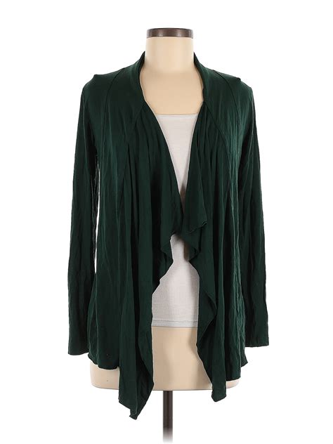 Urban Coco Color Block Solid Green Cardigan Size M Off Thredup