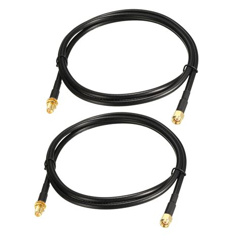 Uxcell Antenna Extension Cable Rp Sma Male To Rp Sma Female Low Loss