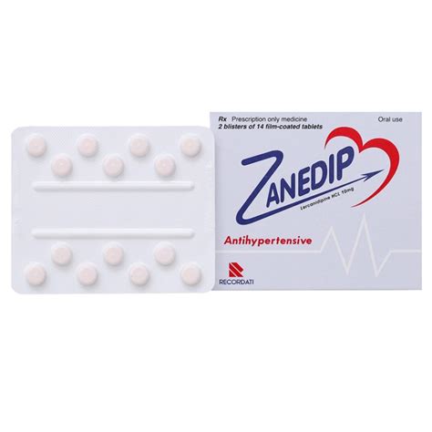 Thuốc Zanedip 10mg Trị Tăng Huyết áp Vô Căn Pharmartvn