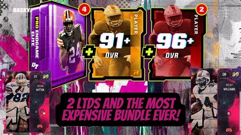 Ltds And The Most Expensive Bundle Ever Backyard Ballers Madden