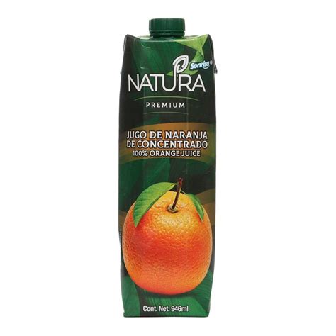 Jugo Sonrisa Natura 100 De Naranja 946 Ml Walmart