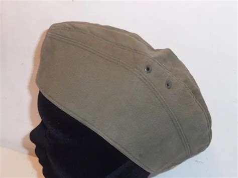 Vintage 1981 German Bamberger Mutzen Industrie Beret Casquette Garrison