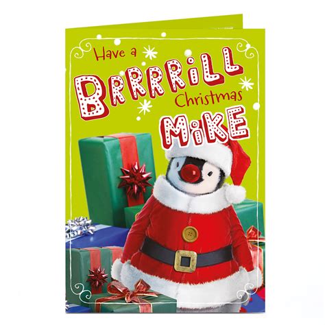 Buy Personalised Christmas Card Christmas Penguin For Gbp 1 79 Card Factory Uk