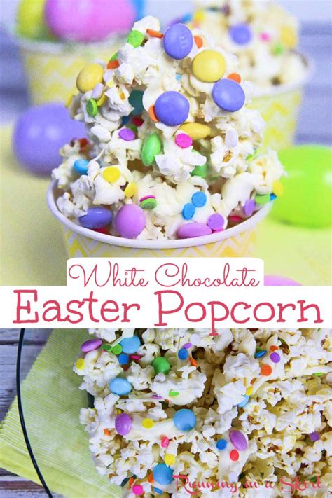 Easy And Festive White Chocolate Easter Popcorn Recipe