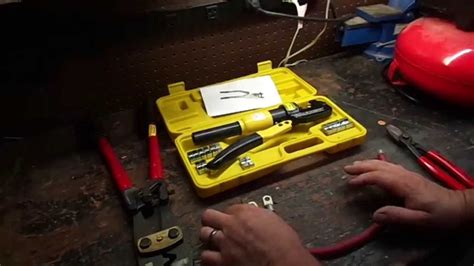 Battery Cable Crimping Youtube