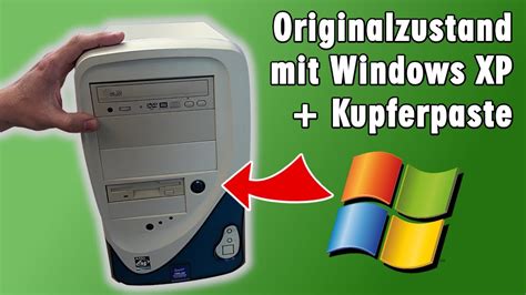 Alten Pc In Originalzustand Mit Windows Xp Und Kupferpaste Gekauft