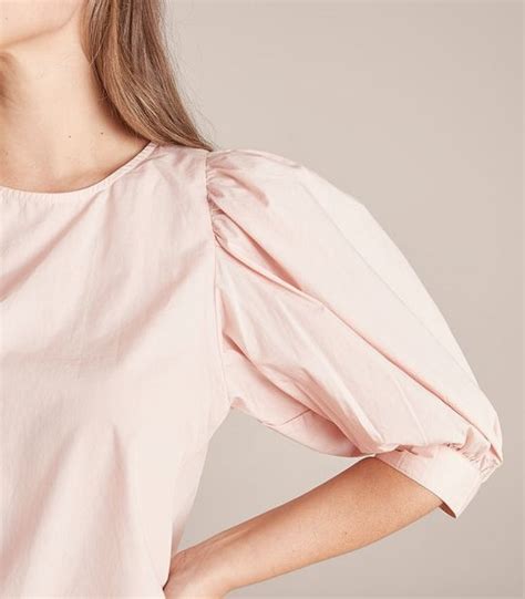 Preview Poplin Puff Sleeve Top Target Australia