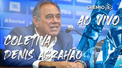 AO VIVO Coletiva Denis Abrahão 12 11 YouTube