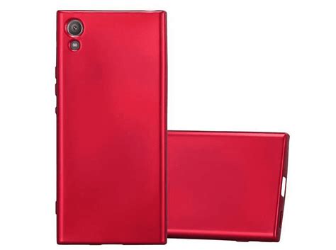 Funda Cadorabo Funda De Tpu Mate Metalizado Compatible Con Sony