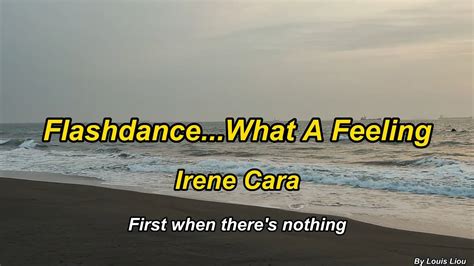 Irene Cara Flashdance What A Feeling With Lyrics YouTube