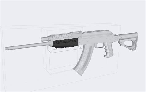 Ak Lower Handguard By Mftuning Download Free Stl Model