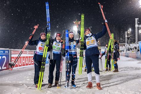 Biathlon Stersund La Norv Ge Gagne Le Relais F Minin D Ception