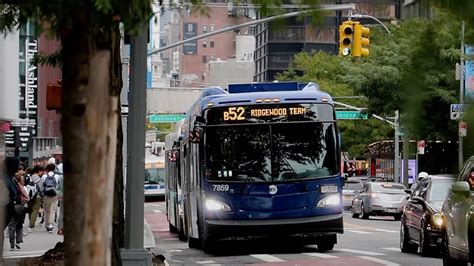 MTA New York City Bus 2022 New Flyer XD40 Xcelsior 7859 On The B52 Bus