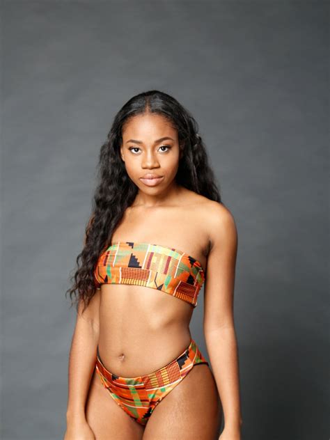 African Print Kente Bikini Etsy