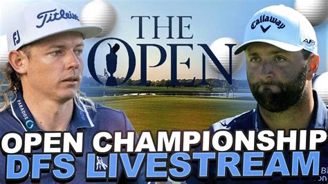 DFS Stream 2023 Open Championship Draftkings Player Pool Ownership