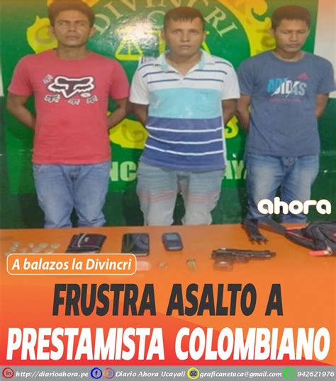 Frustra Asalto A Prestamista Colombiano Diario Ahora