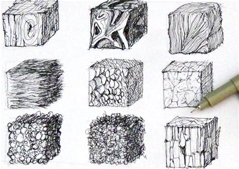 BMMS Visual Arts / Texture | Texture drawing, Elements of art texture ...